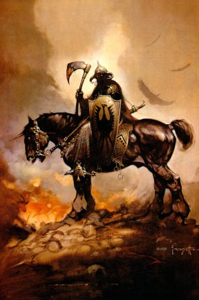 Death Dealer 1 by Frank Frazetta